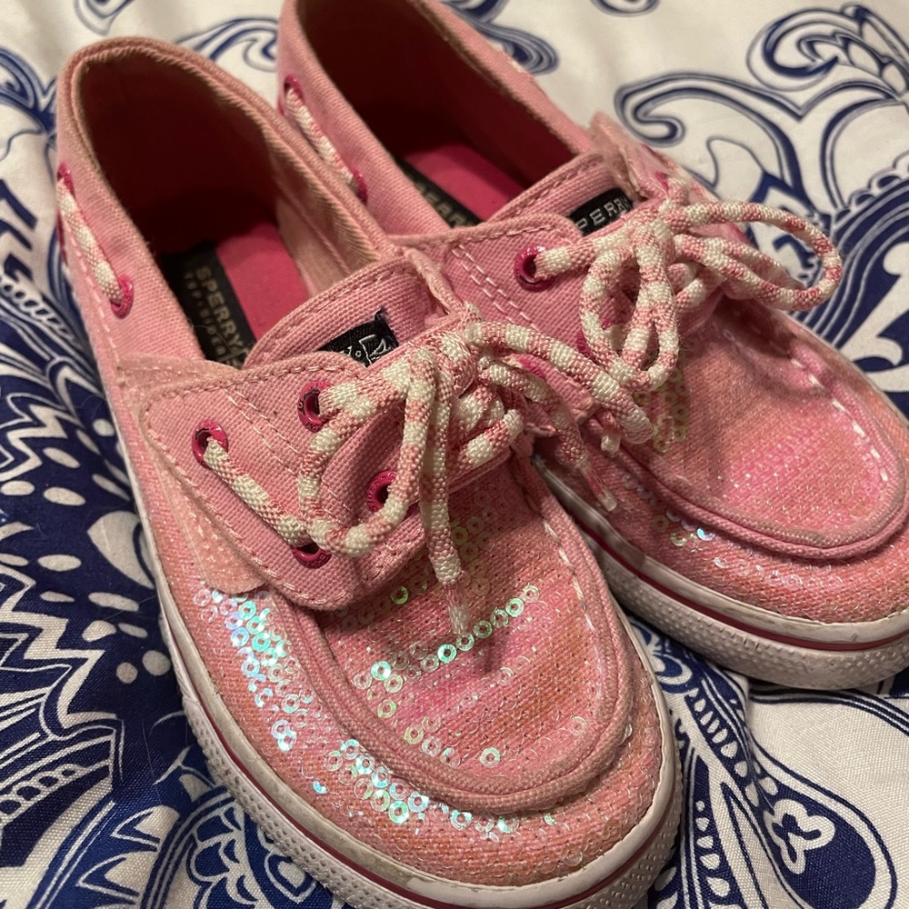 Shimmery Sperry Boat shoes